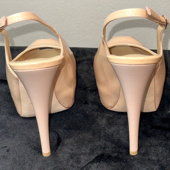NIB Giuseppe Zanotti Nude patent peeptoe platform heels - Sz 7 or 37 - Picture 6 of 12
